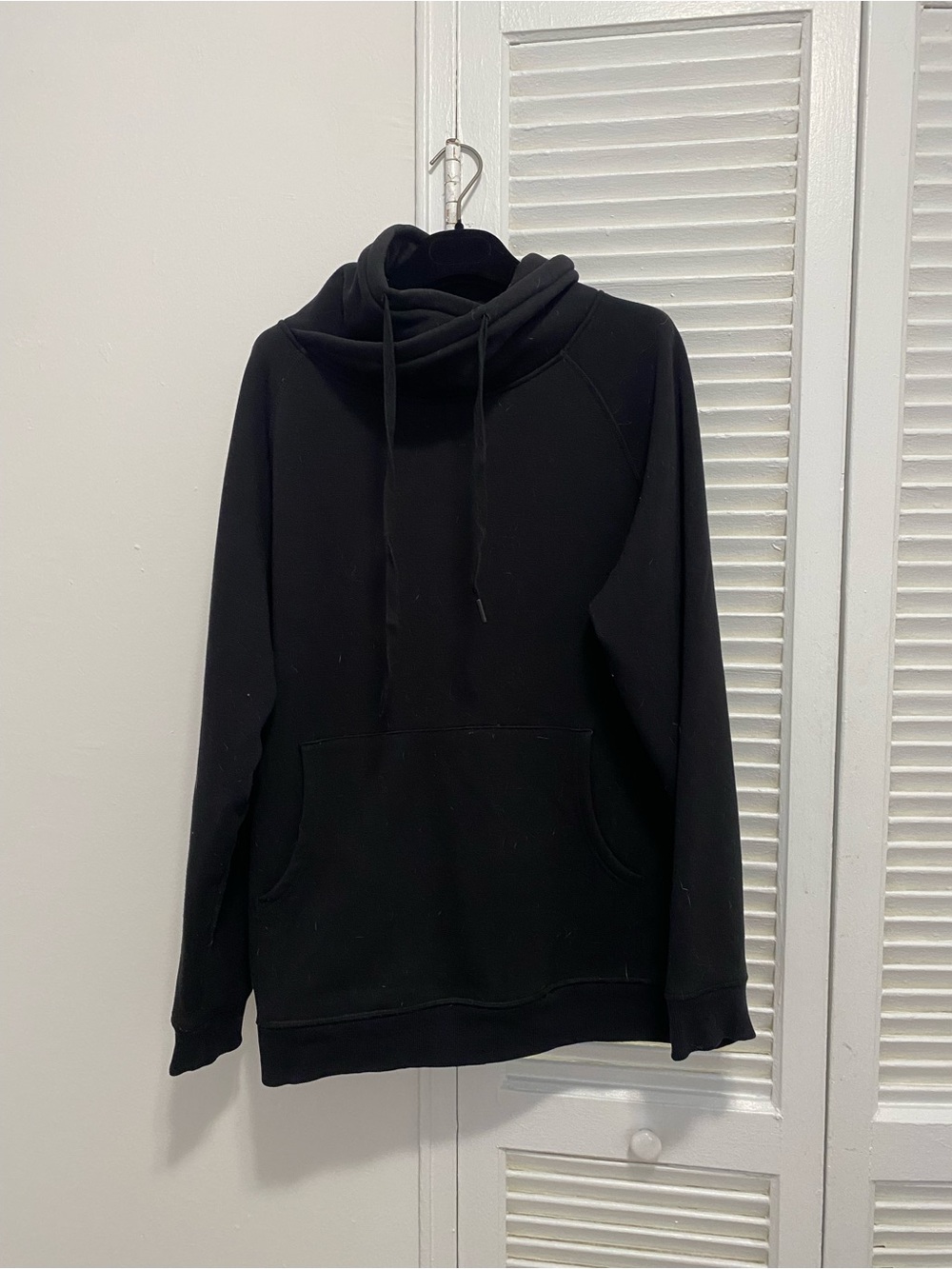 Black Pullover Hooded Sweatshirts Crunch Gym WEGF